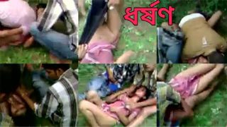 9 Boys Forced 1 Girl Fucked & Talking – Gangbang Mms